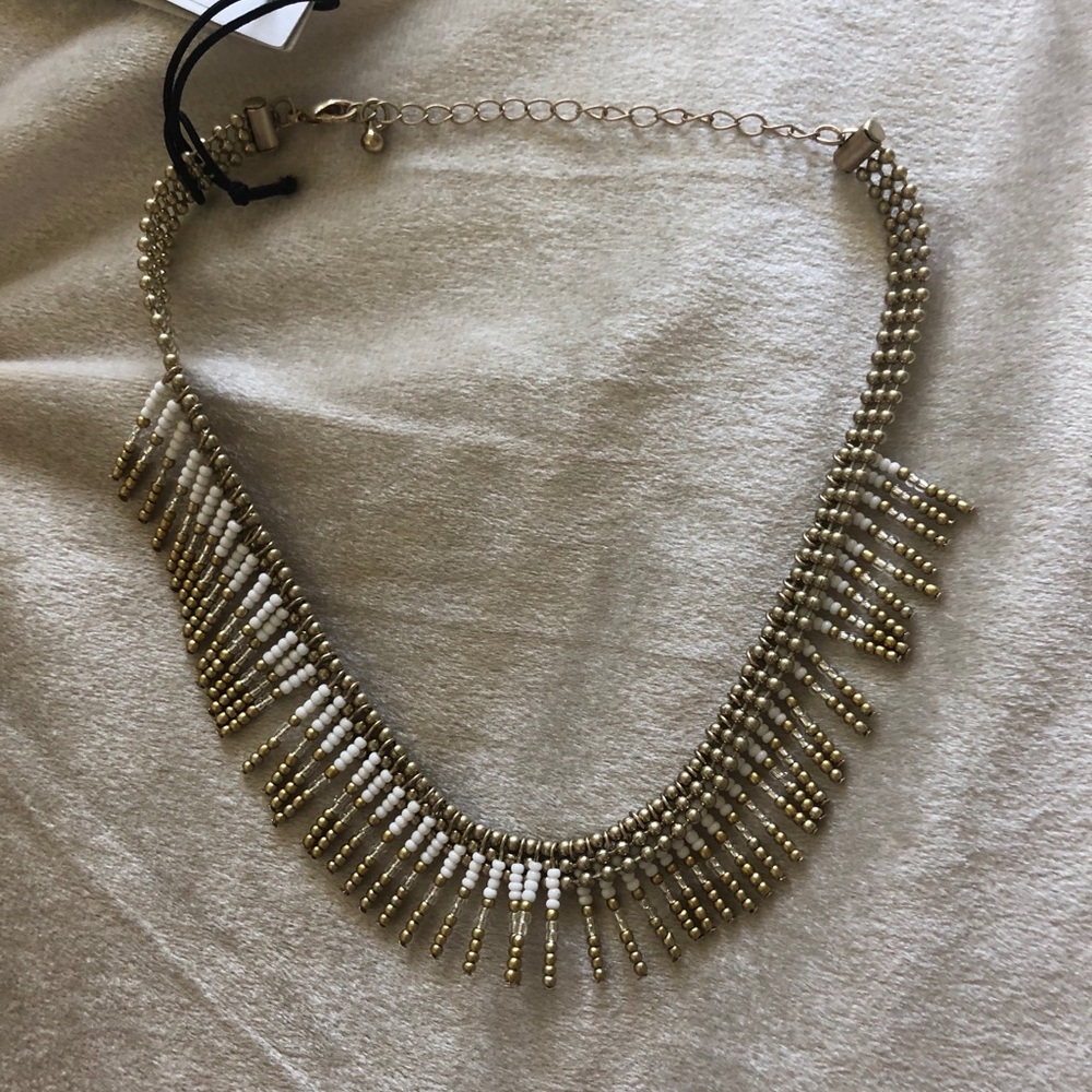 Nordstrom White & gold necklace